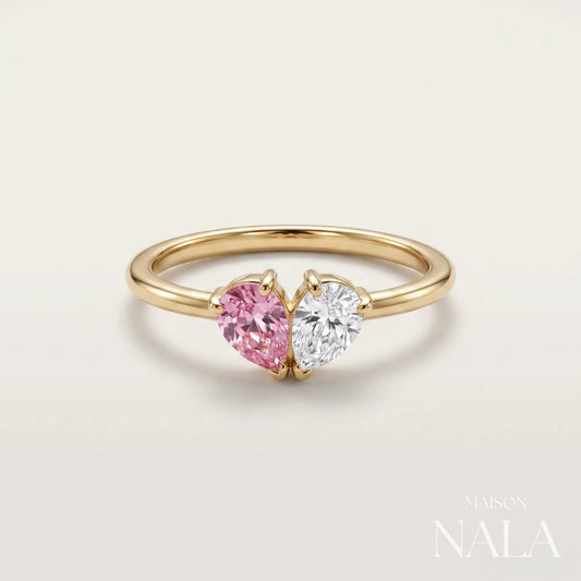 Bague Duo Nala™ – Deux pierres, une histoire