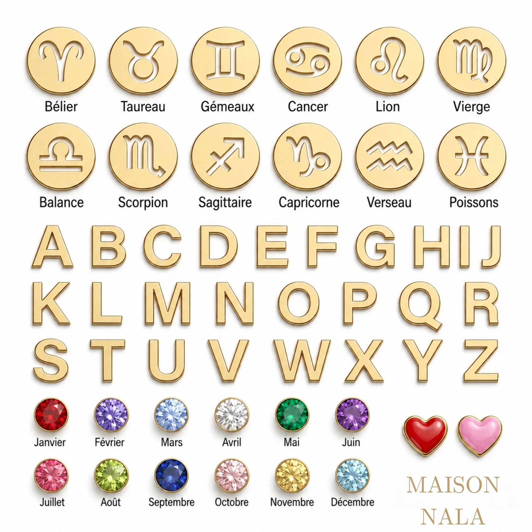 Collier Signature Nala™ – Votre histoire, vos pendentifs